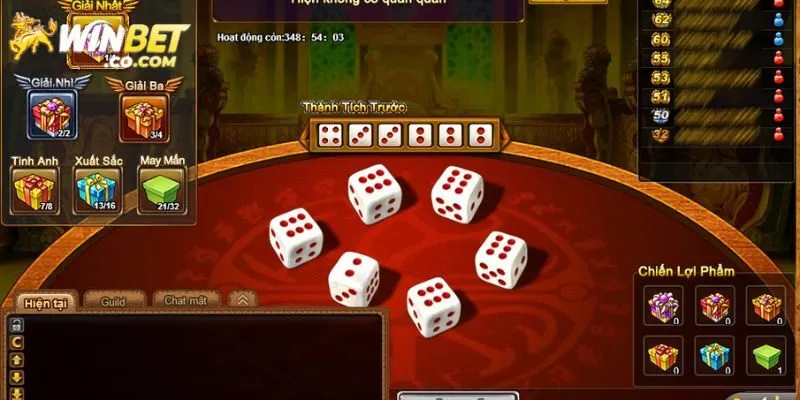 Luật lệ và thuật ngữ trong lắc xí ngầu online